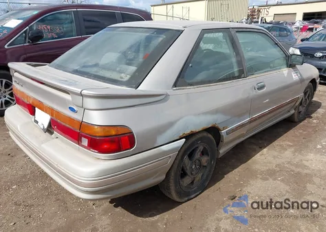 1991 Ford Escort Gt from USA, damaged, VIN 1FAPP1281MW167043